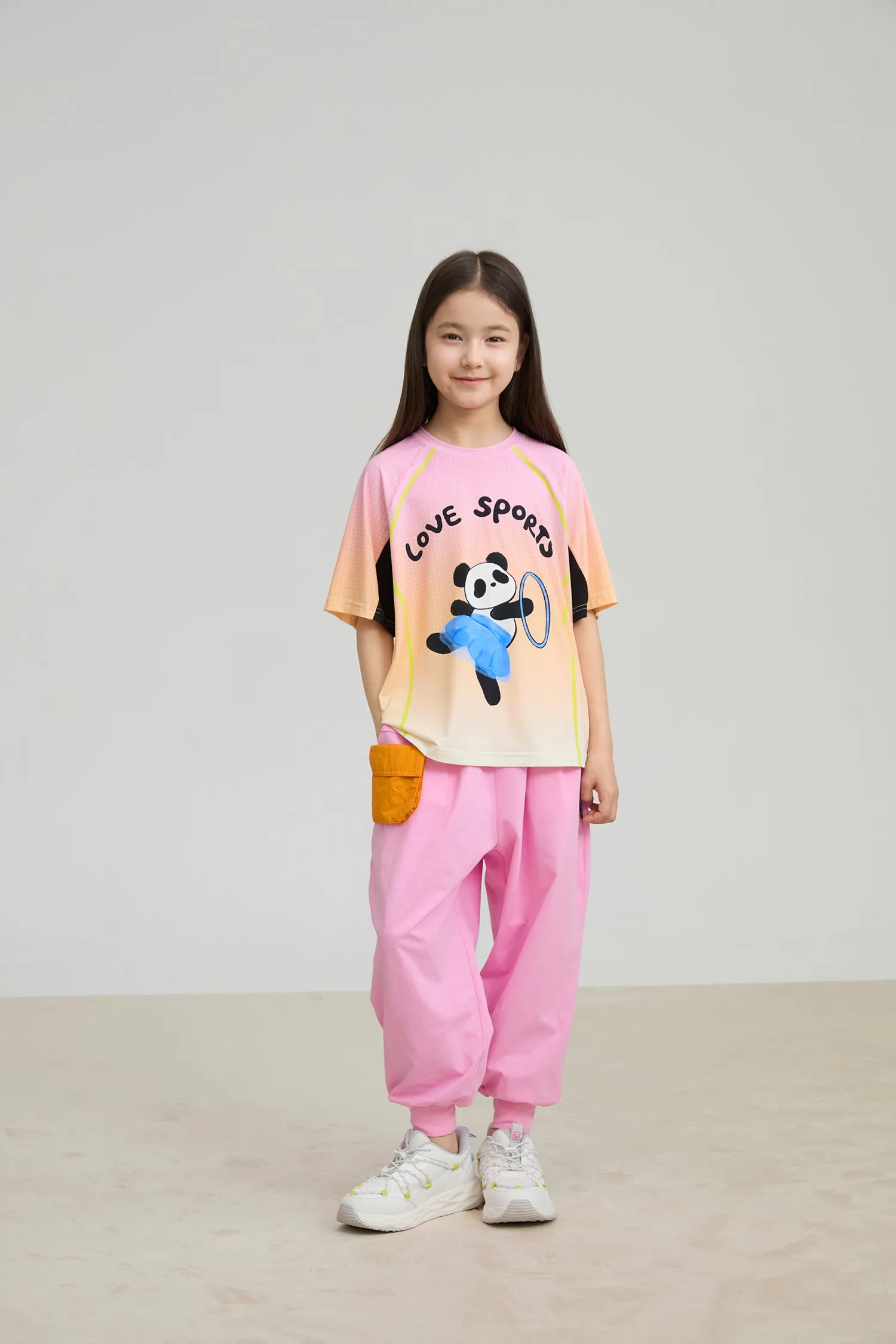 Poco Blush Dancing Panda Sports Tee