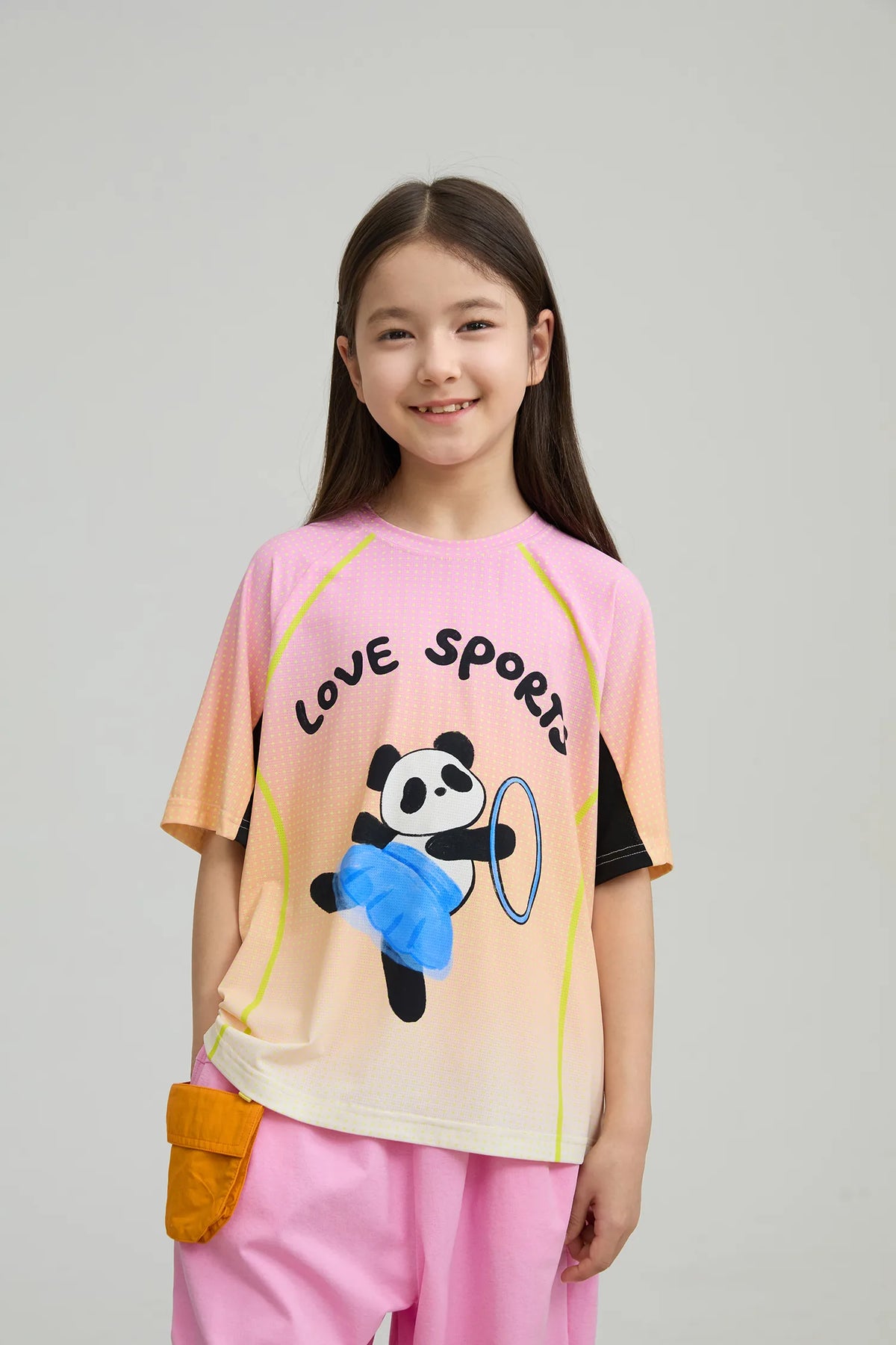 Poco Blush Dancing Panda Sports Tee