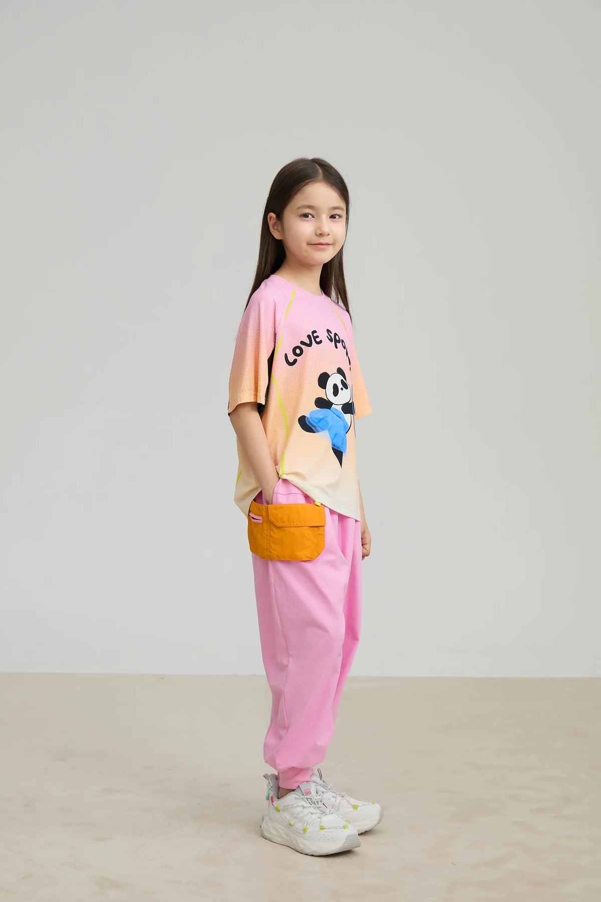 Poco Blush Dancing Panda Sports Tee