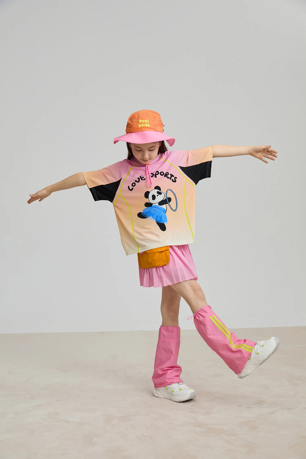 Poco Blush Dancing Panda Sports Tee