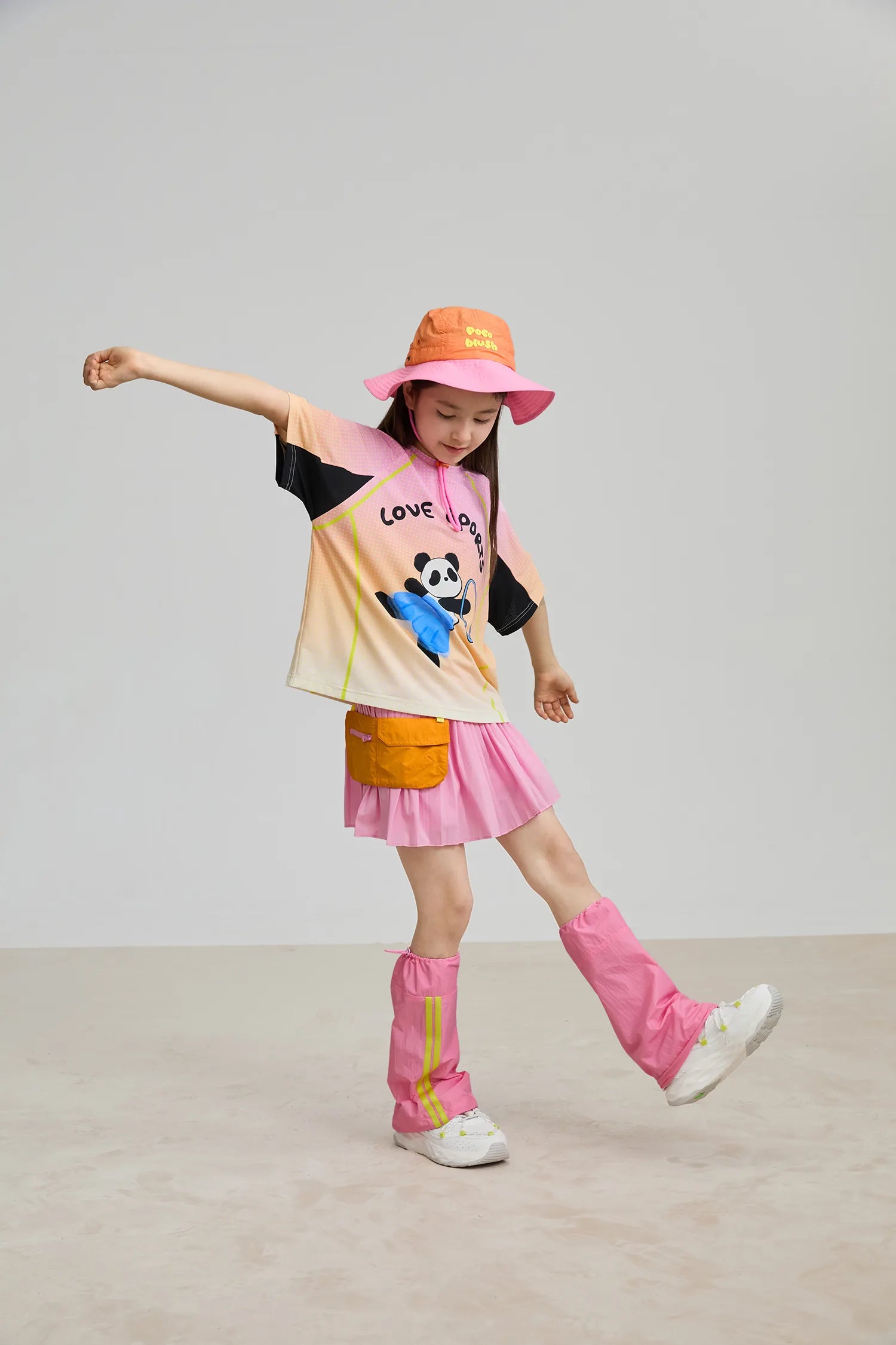 Poco Blush Dancing Panda Sports Tee