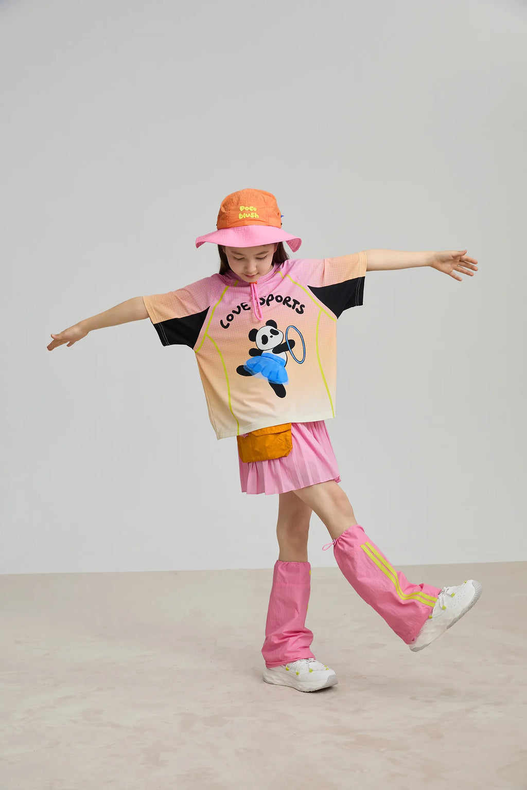 Poco Blush Dancing Panda Sports Tee
