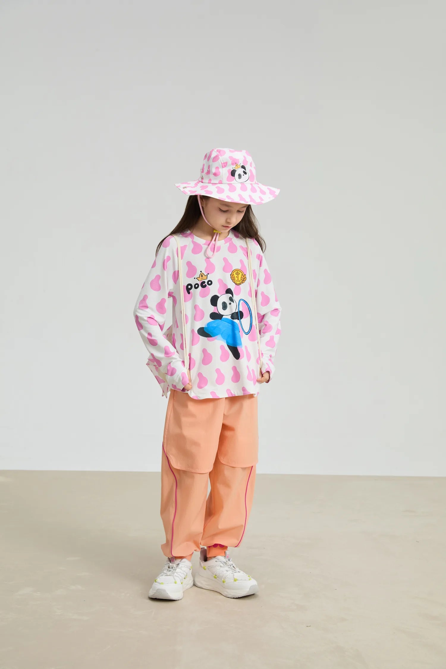 Poco Blush Dancing Panda Sports Tee
