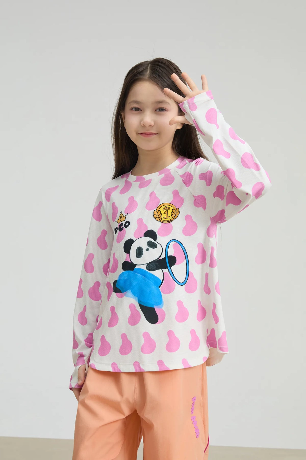 Poco Blush Dancing Panda Sports Tee