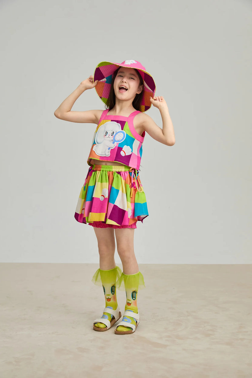 Color‑Pop Check Skort by Poco Blush, image 11