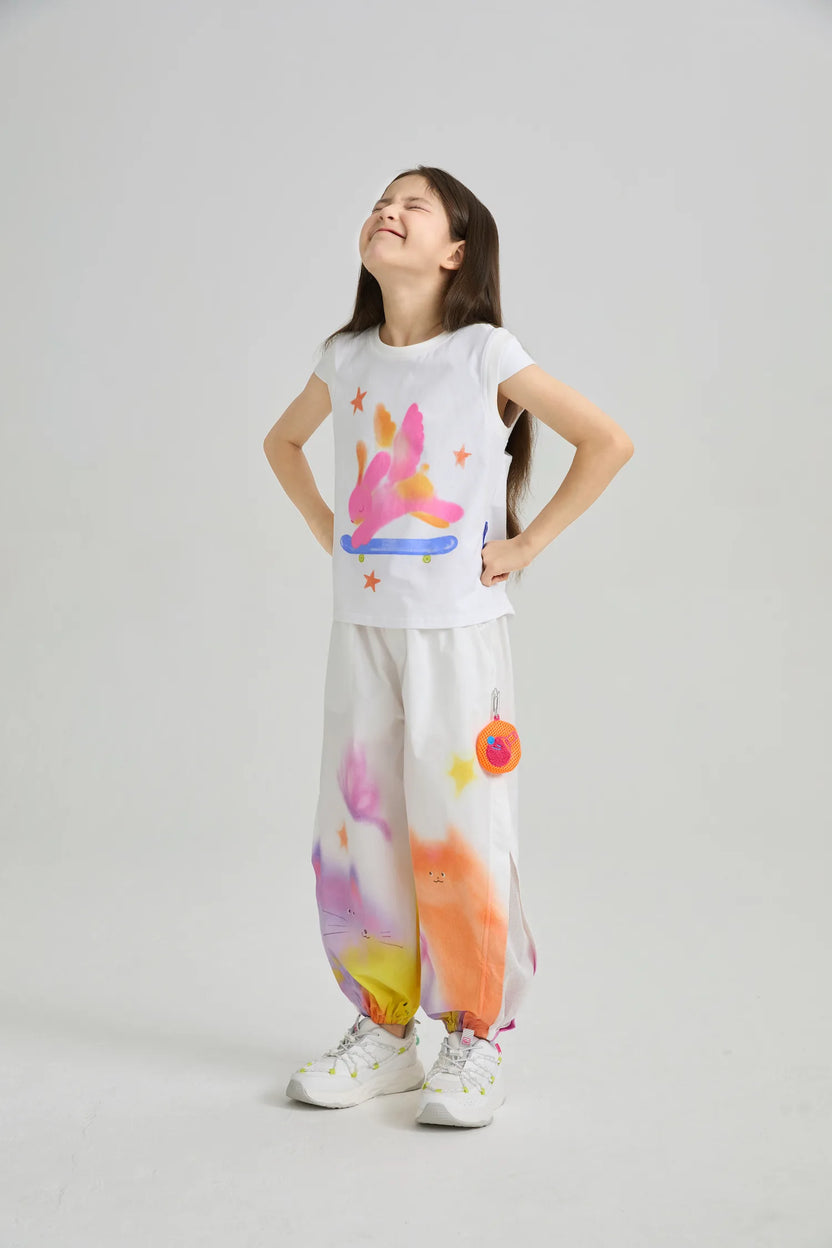 Dream Sports Day Print Bug‑Guard Pants by Poco Blush, image 9