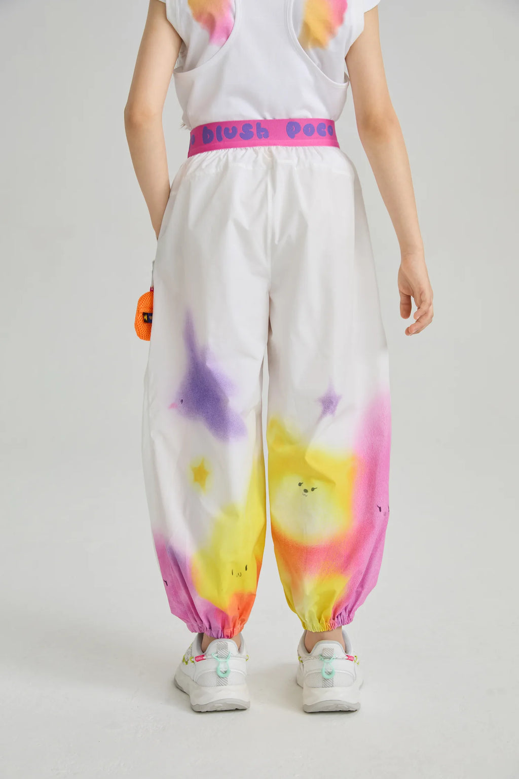 Poco Blush Dream Sports Day Print Bug‑Guard Pants