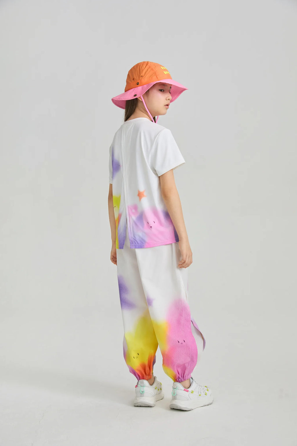 Poco Blush Dream Sports Day Print Bug‑Guard Pants