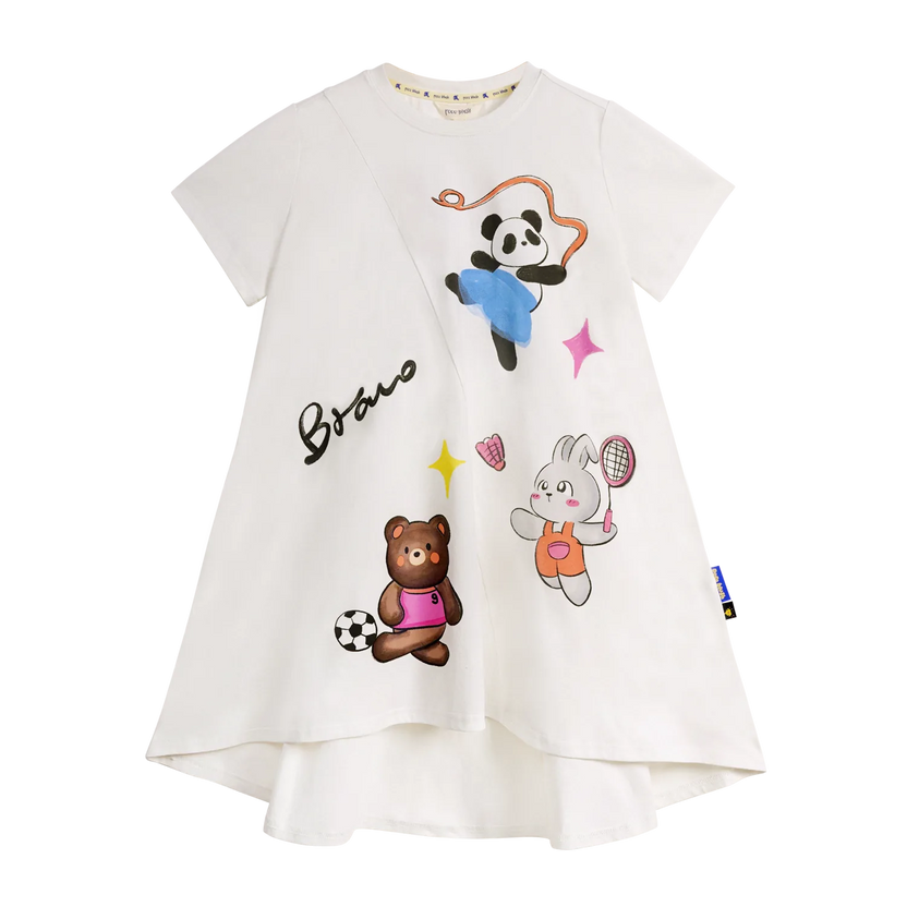 Dream Sports Day Quick‑Dry A‑Line Dress by Poco Blush