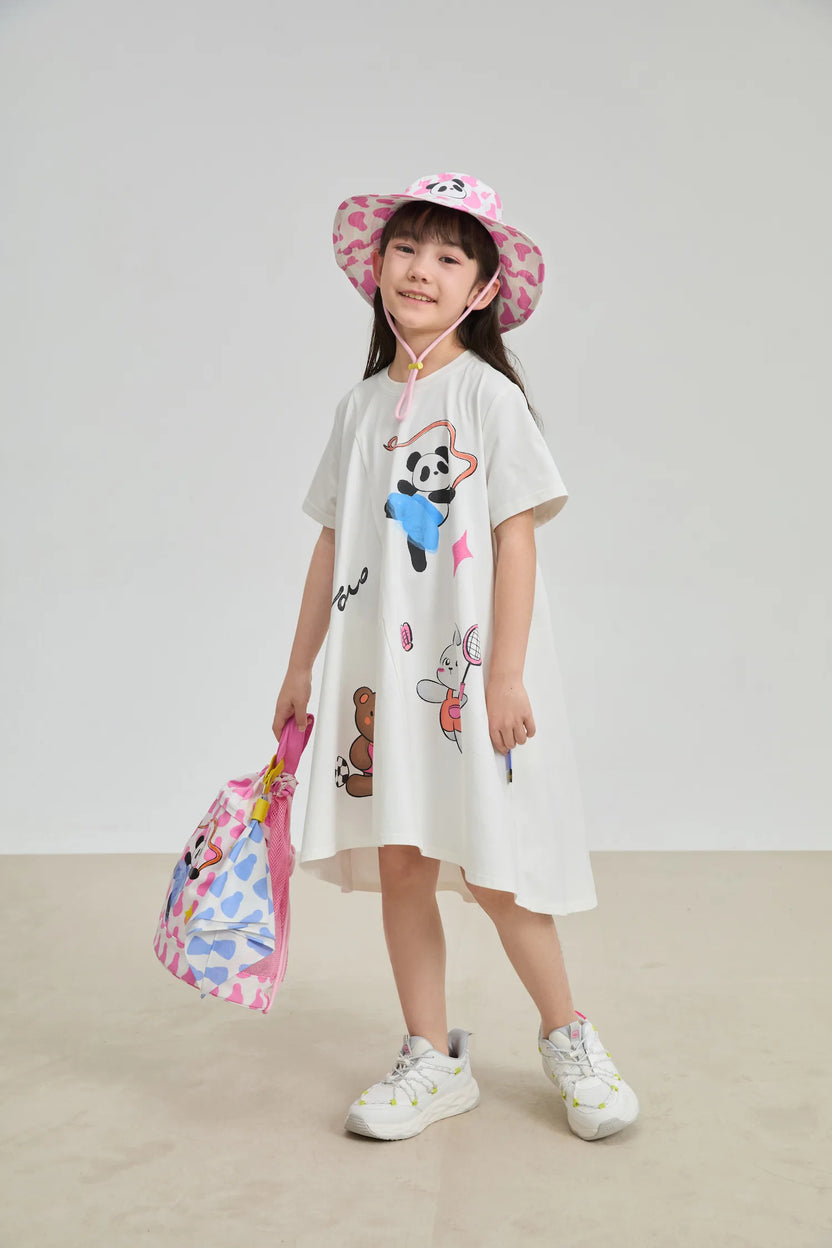 Dream Sports Day Quick‑Dry A‑Line Dress by Poco Blush, image 8