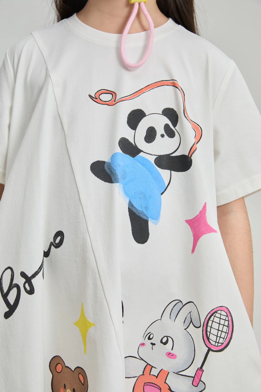 Dream Sports Day Quick‑Dry A‑Line Dress by Poco Blush, image 12