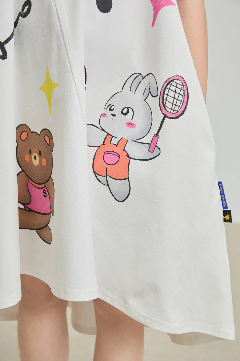 Dream Sports Day Quick‑Dry A‑Line Dress by Poco Blush, image 13