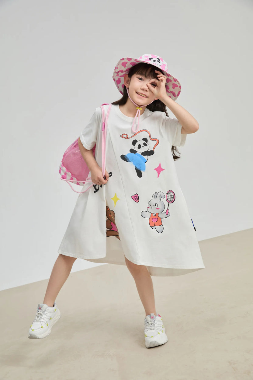 Dream Sports Day Quick‑Dry A‑Line Dress by Poco Blush, image 4