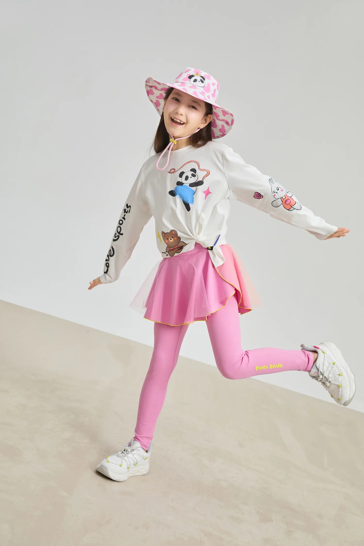 Poco Blush Dream Sports Day Quick‑Dry Sports Tee