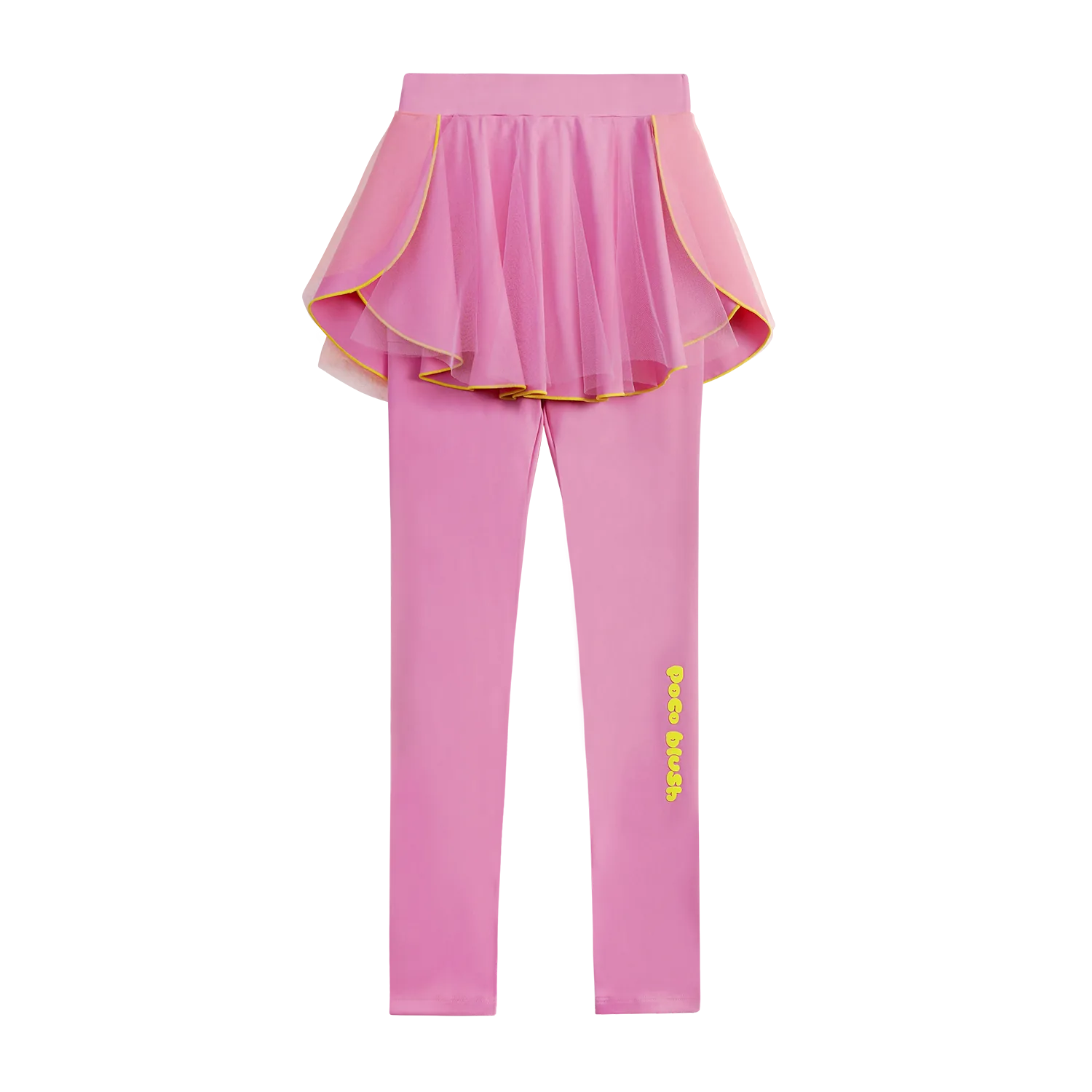 Poco Blush Petal Mesh Yoga Skort