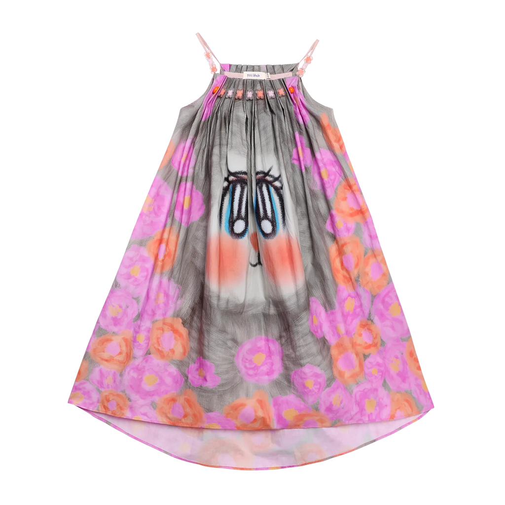 Poco Blush Fairy Garden Tiered Sundress Rose