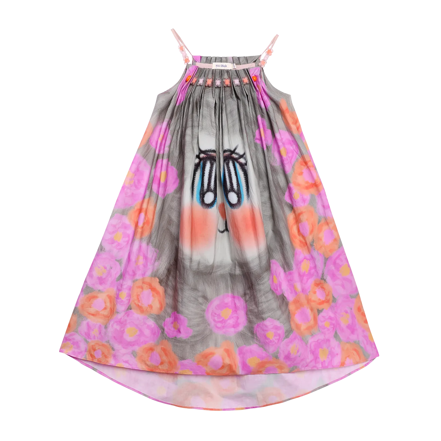 Poco Blush Fairy Garden Tiered Sundress Rose