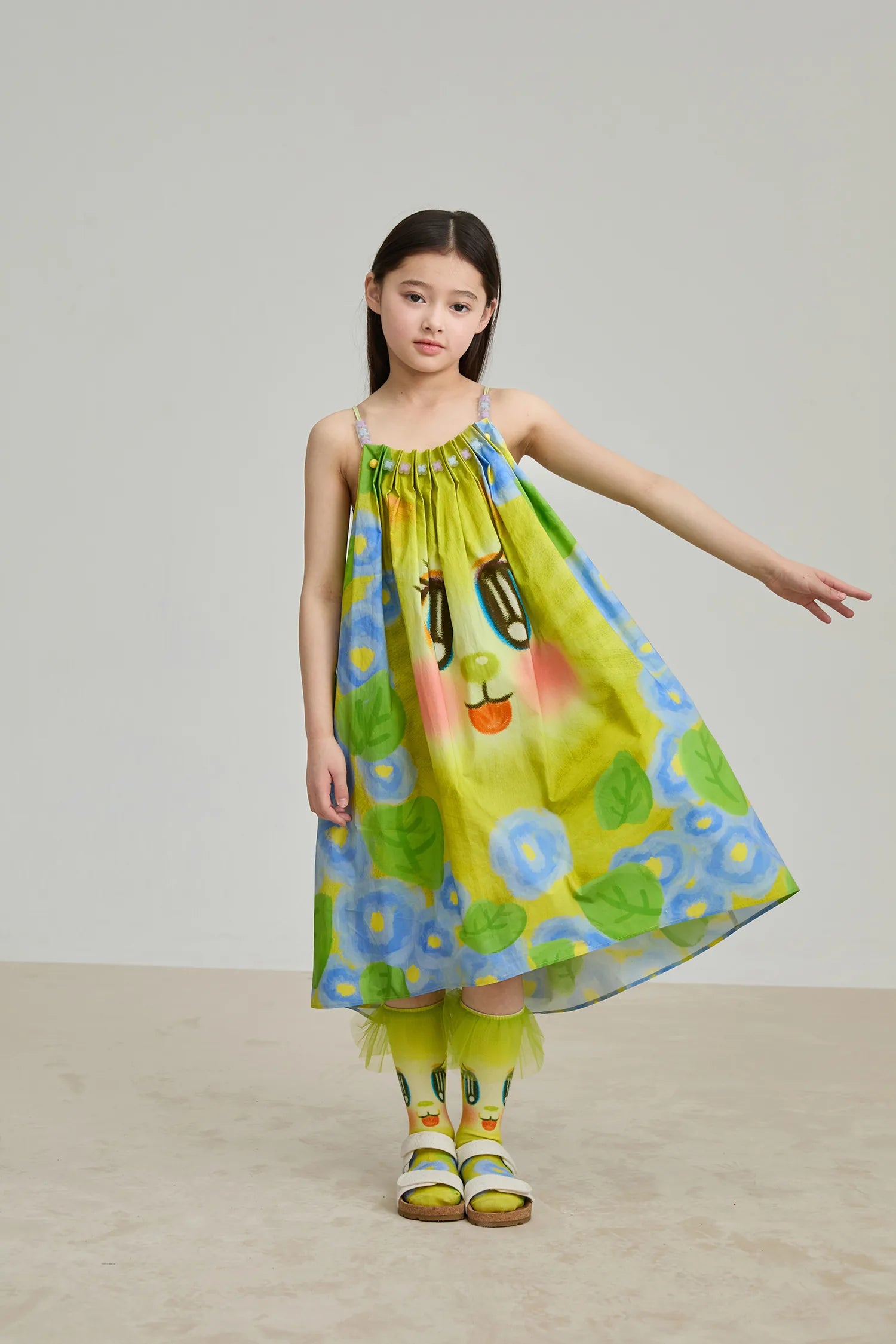 Poco Blush Fairy Garden Tiered Sundress