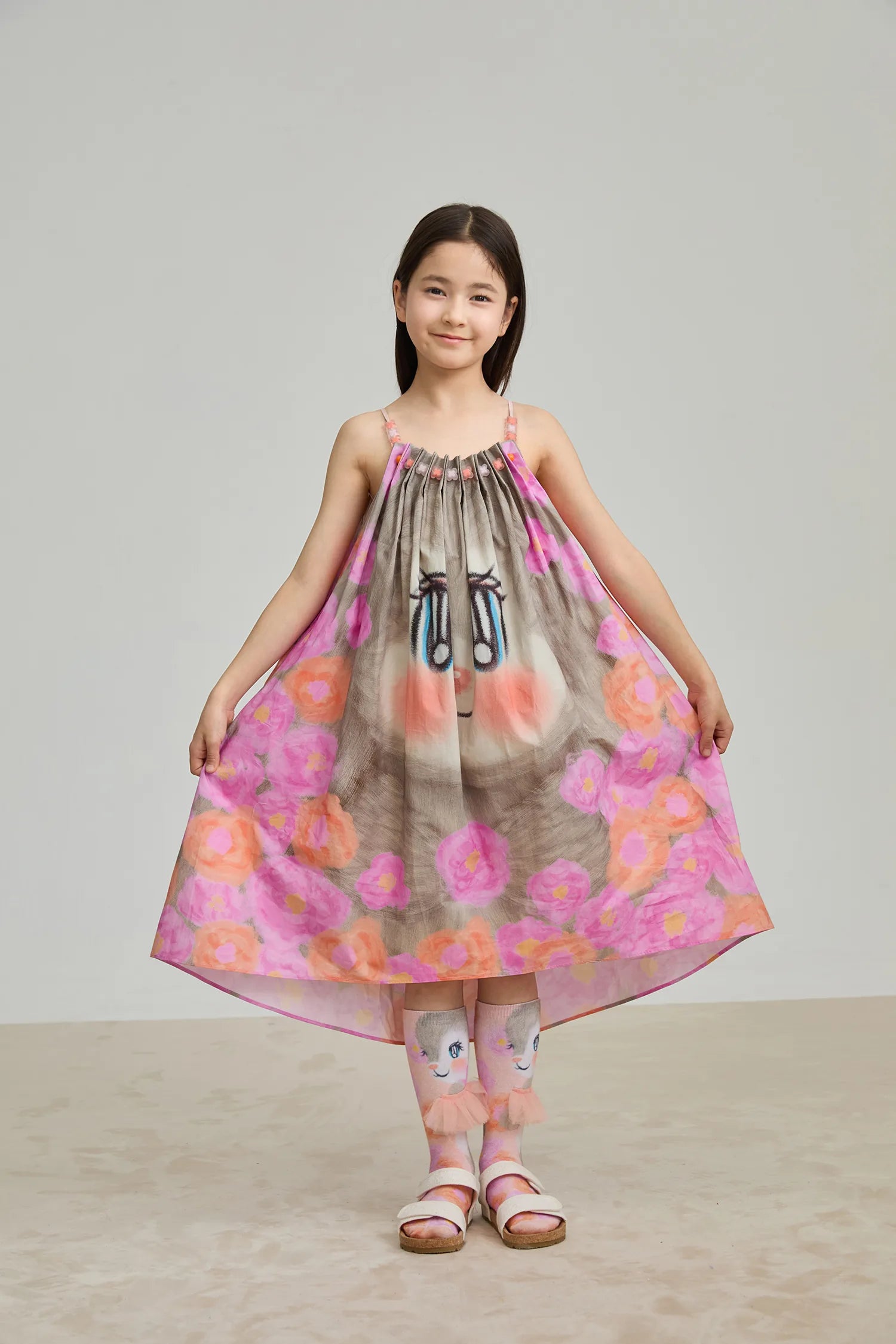 Poco Blush Fairy Garden Tiered Sundress