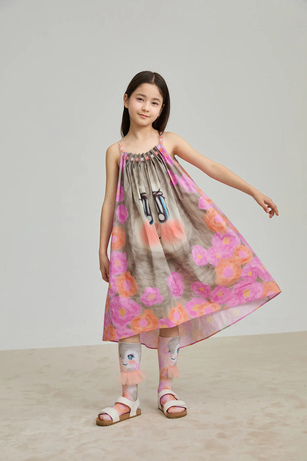 Poco Blush Fairy Garden Tiered Sundress
