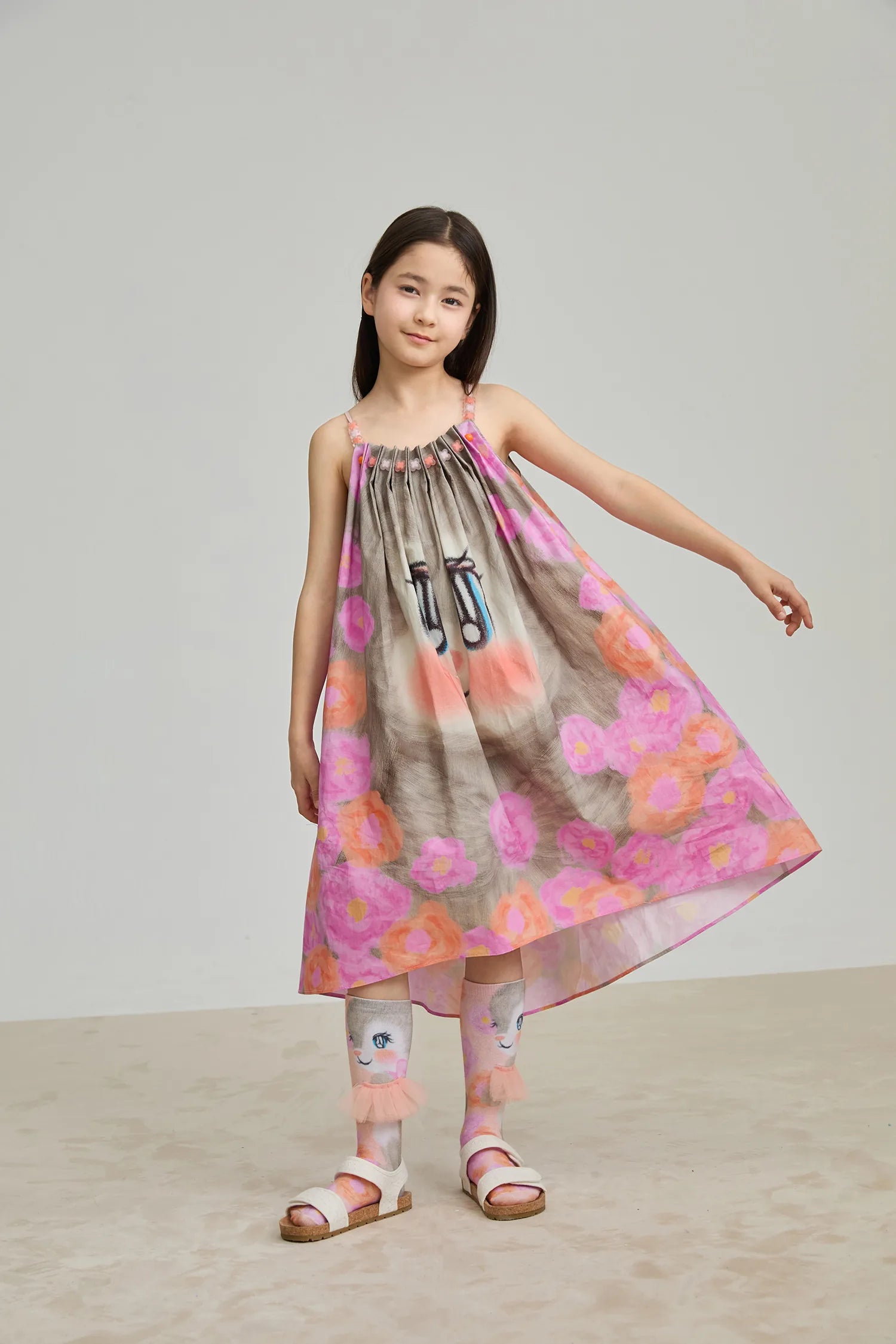 Poco Blush Fairy Garden Tiered Sundress
