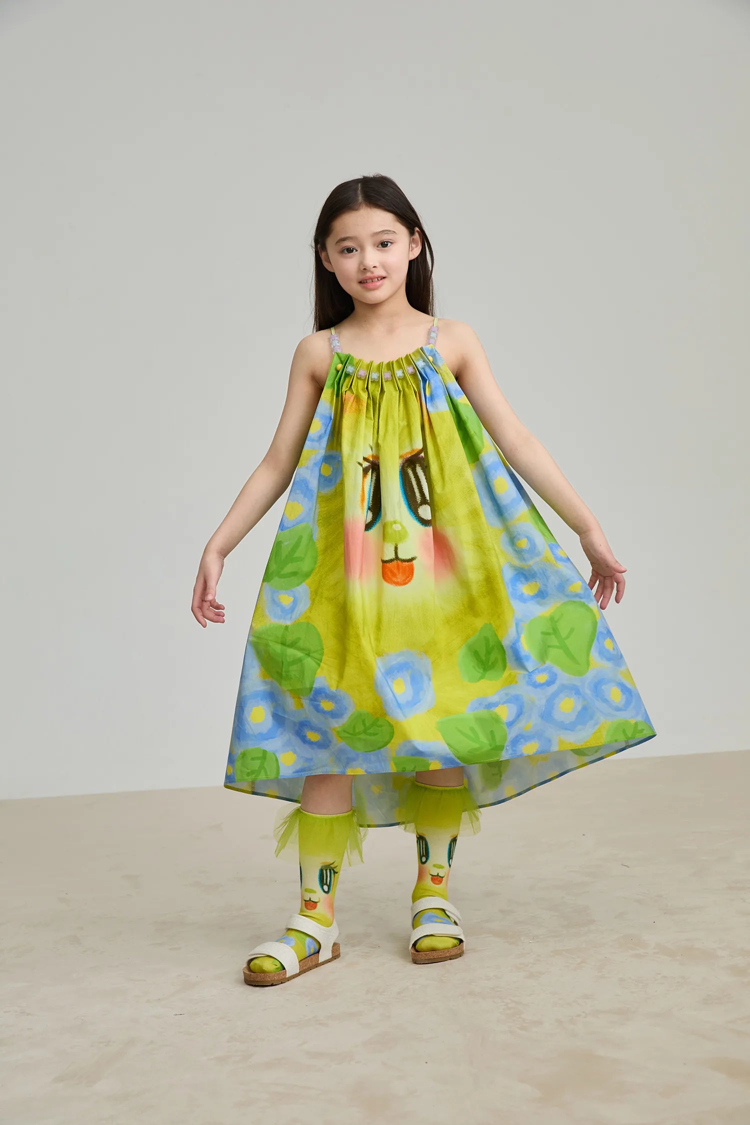 Poco Blush Fairy Garden Tiered Sundress