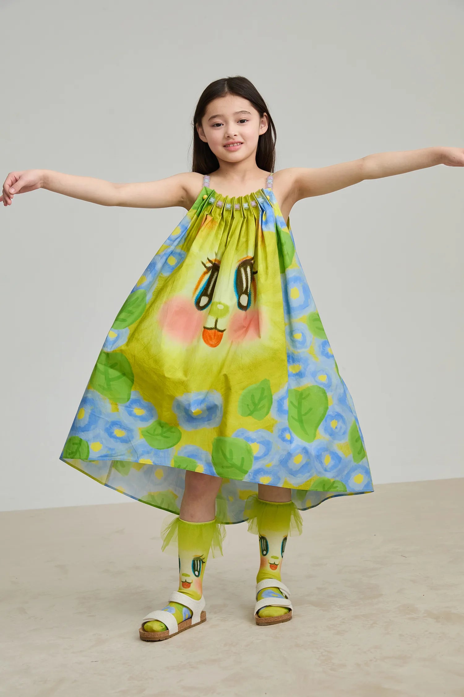 Poco Blush Fairy Garden Tiered Sundress