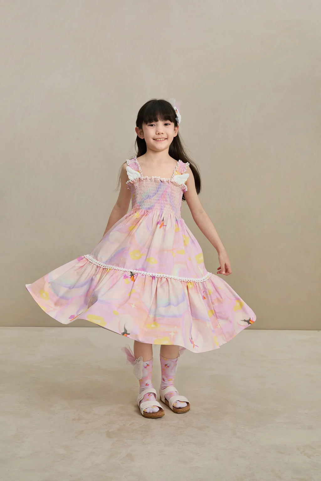 Poco Blush Dreamy Swan Lake Art Dress