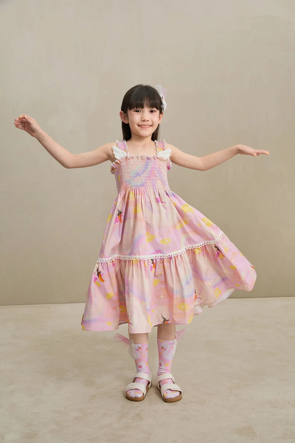 Poco Blush Dreamy Swan Lake Art Dress