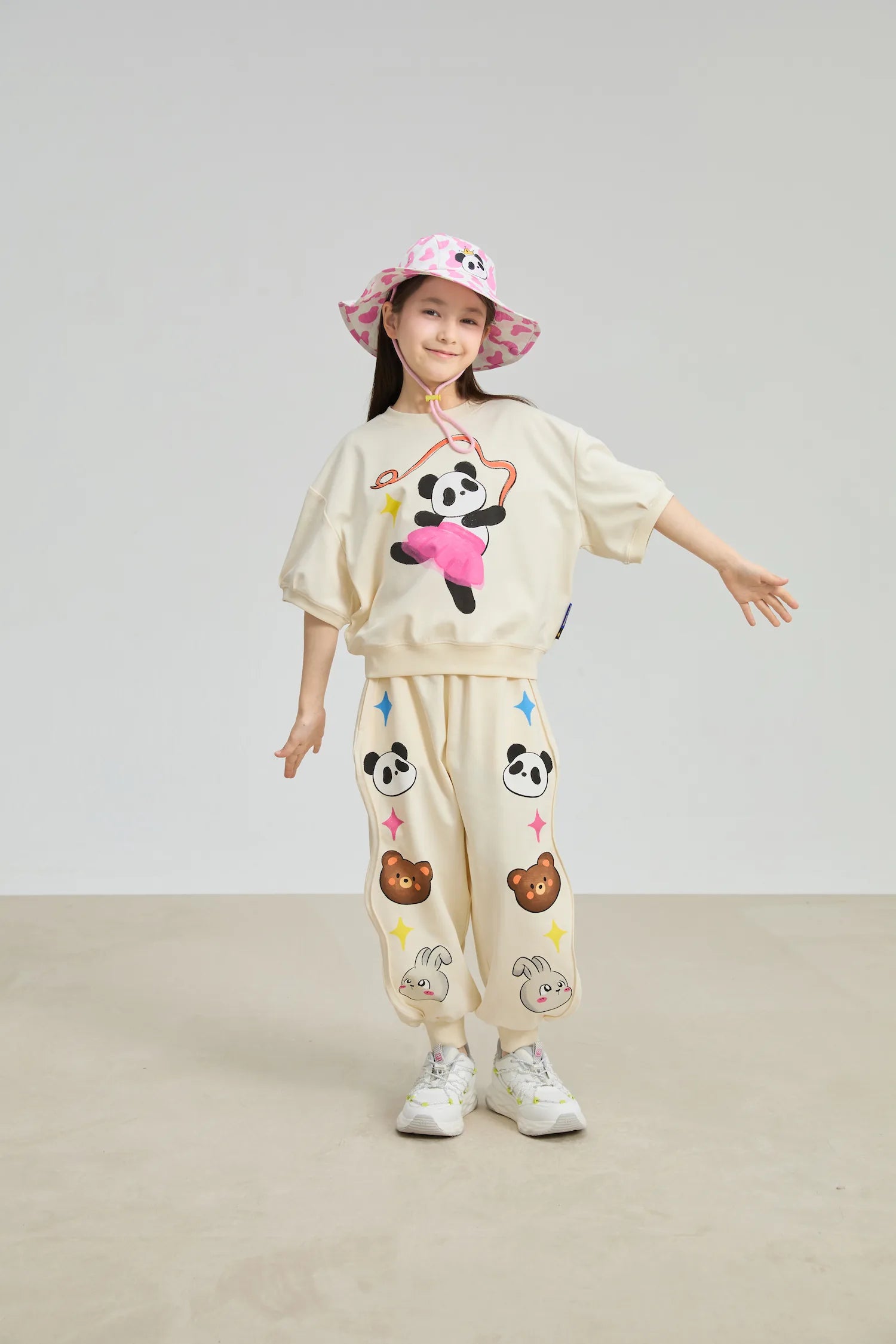 Poco Blush Football Bear Dry‑Fit Play Tee