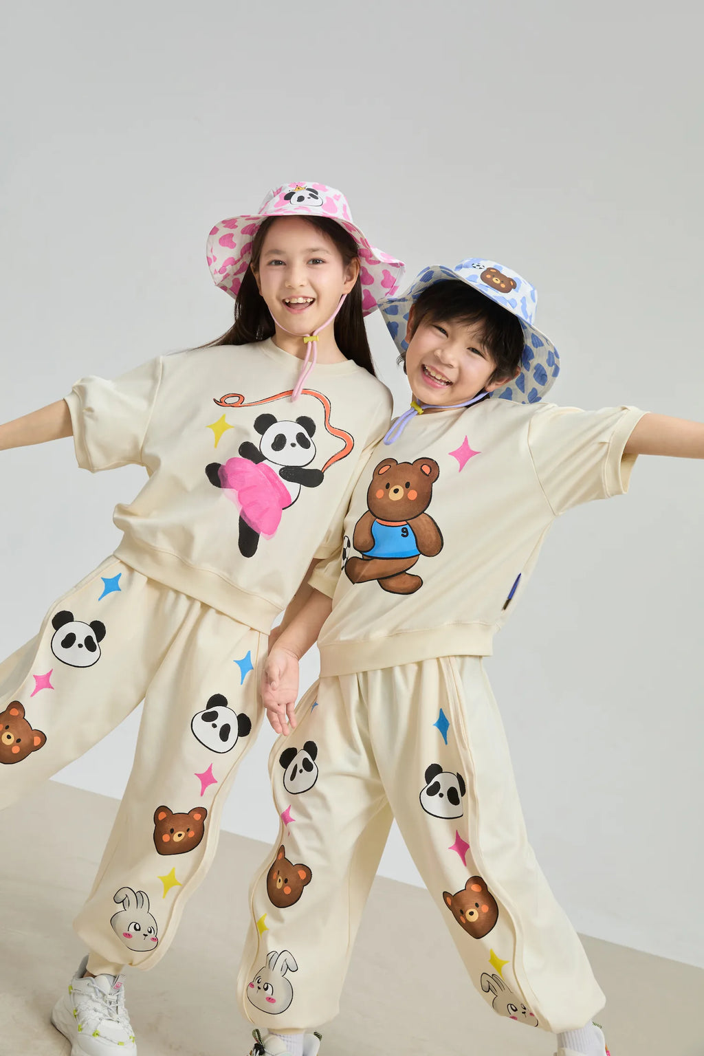 Poco Blush Football Bear Dry‑Fit Play Tee