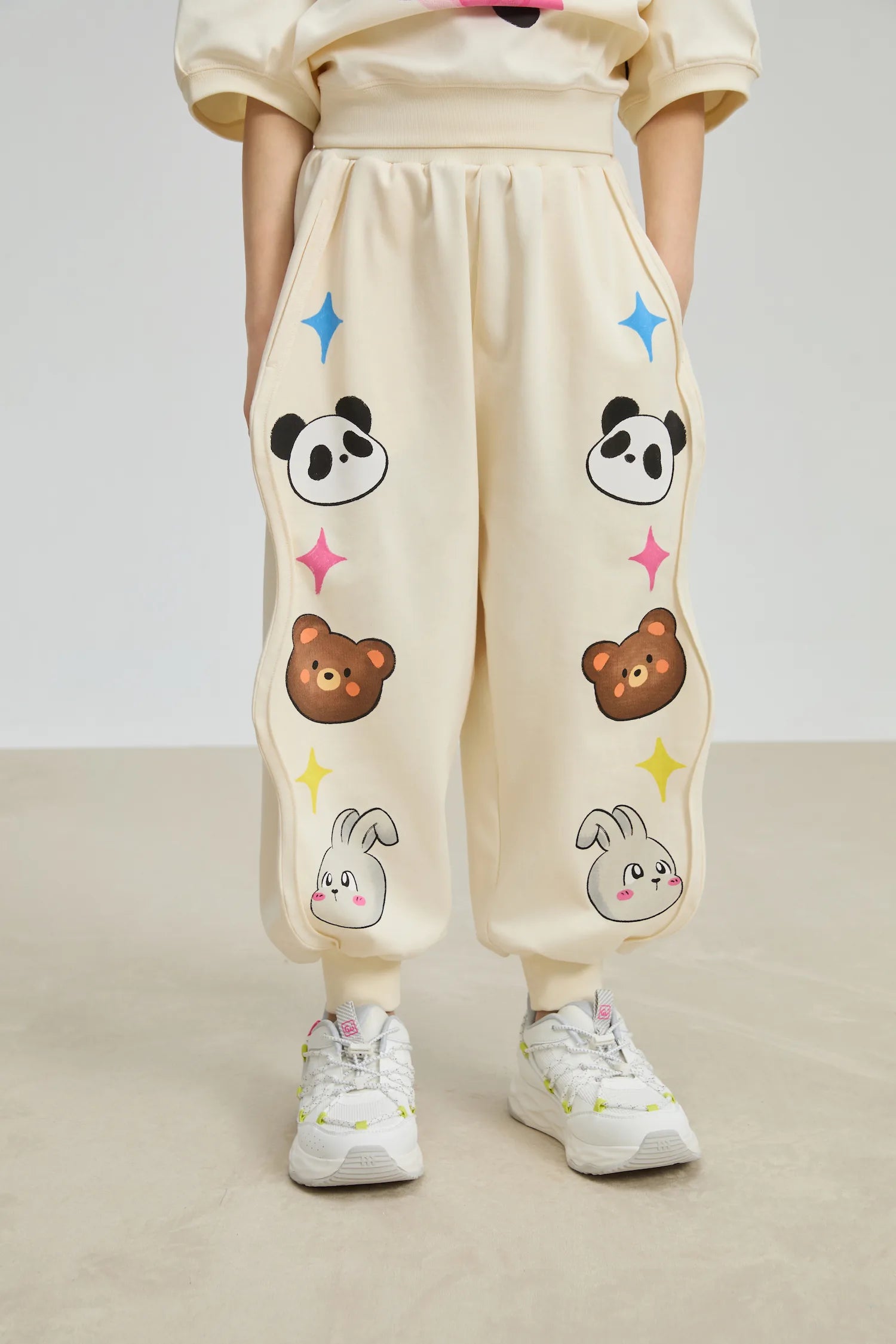 Poco Blush Football Bear Dry‑Fit Play Tee