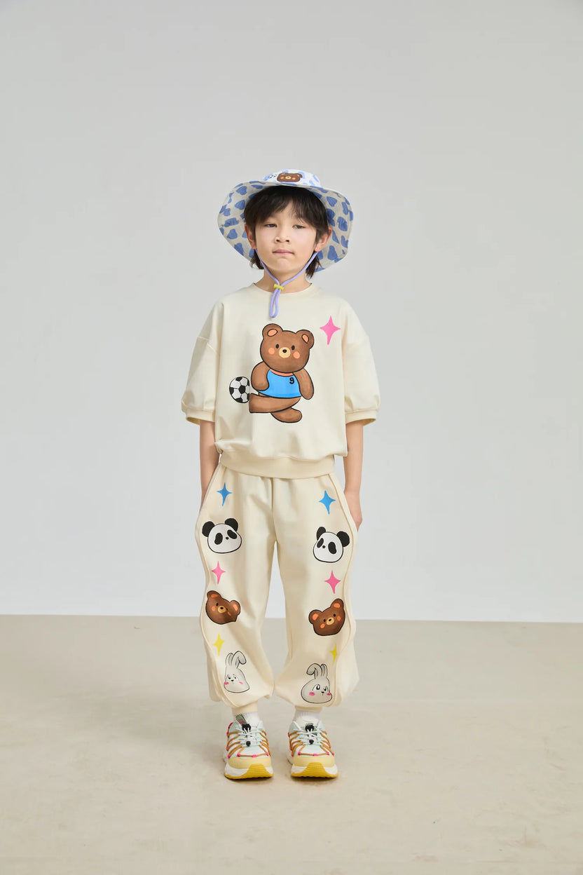 Football Bear Dry‑Fit Play Tee by Poco Blush, image 2