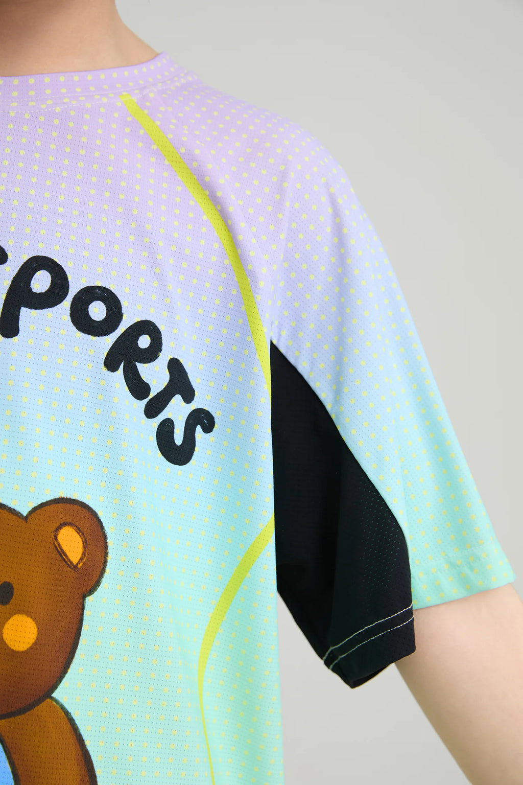 Poco Blush Football Bear Active Tee