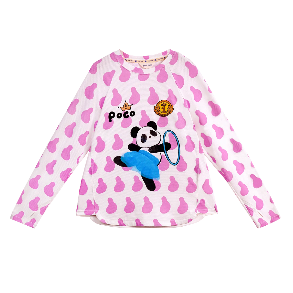 Poco Blush Football Bear Sports Tee
