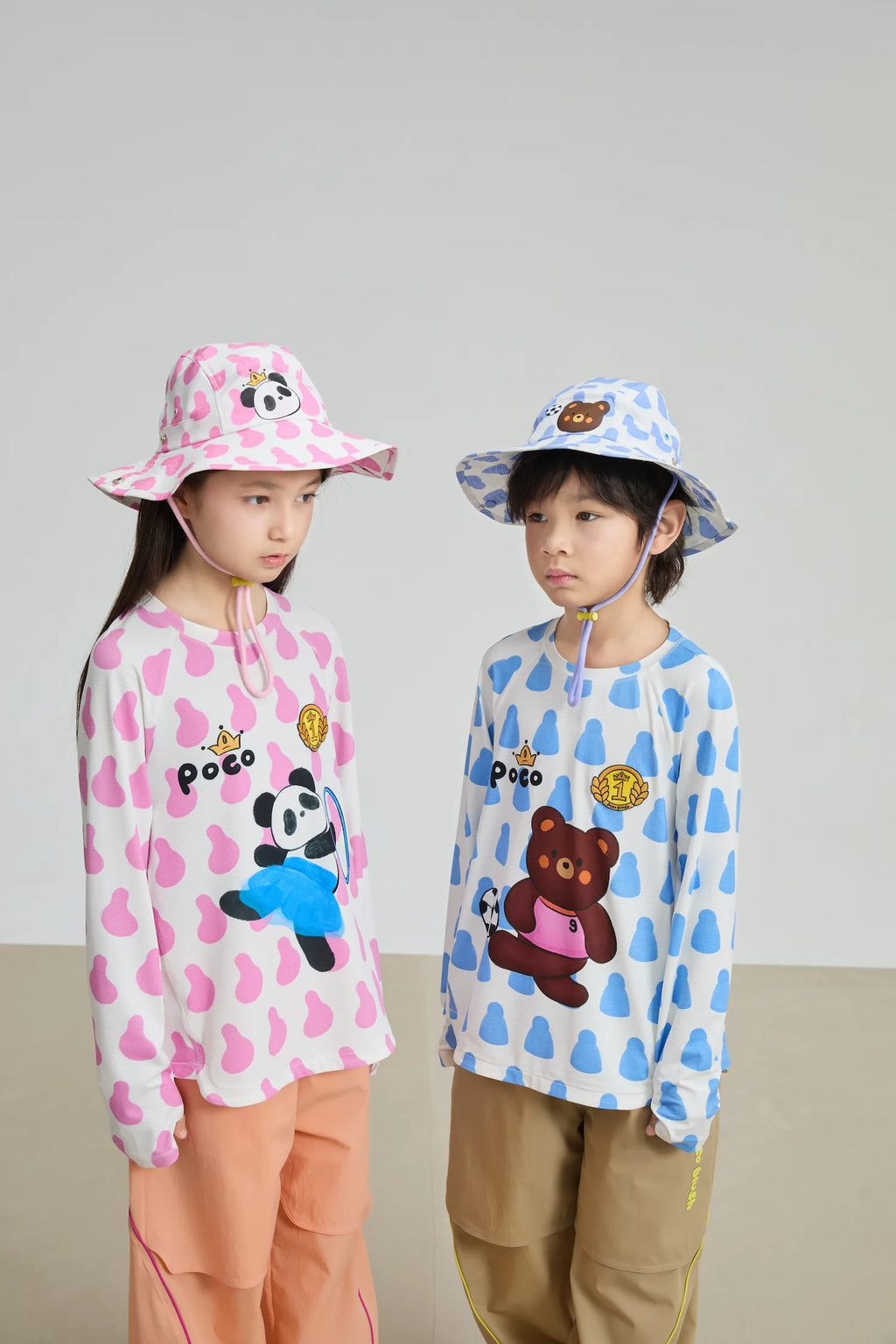 Poco Blush Football Bear Sports Tee