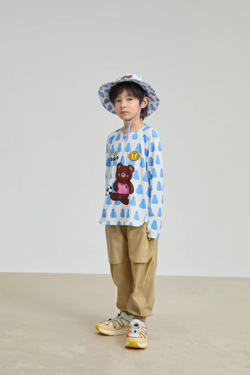 Poco Blush Football Bear Sports Tee