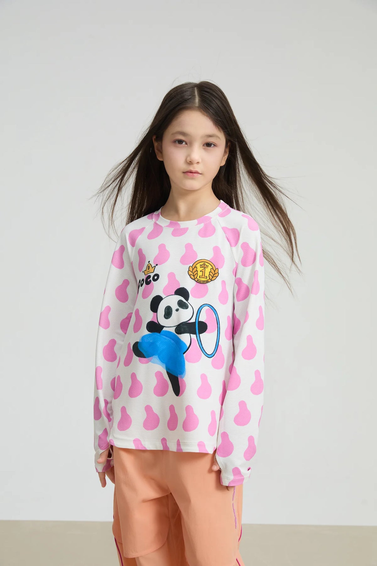 Poco Blush Football Bear Sports Tee