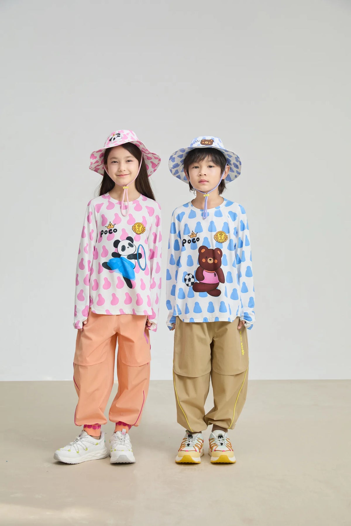 Poco Blush Football Bear Sports Tee