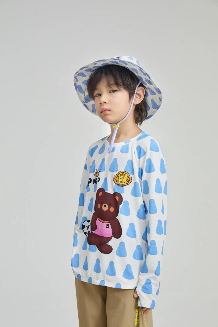 Football Bear Sports Tee by Poco Blush, image 6