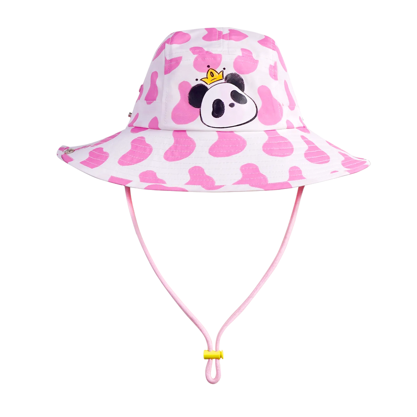 Football Bear Wide‑Brim Bucket Hat by Poco Blush