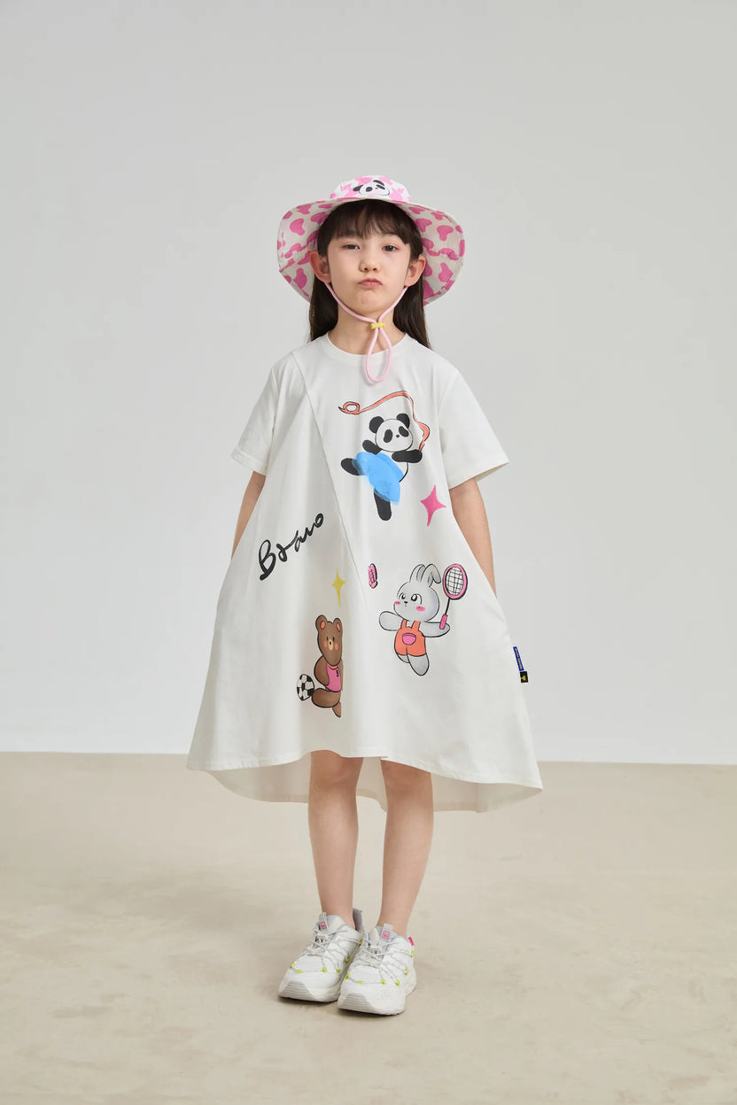 Football Bear Wide‑Brim Bucket Hat by Poco Blush, image 11