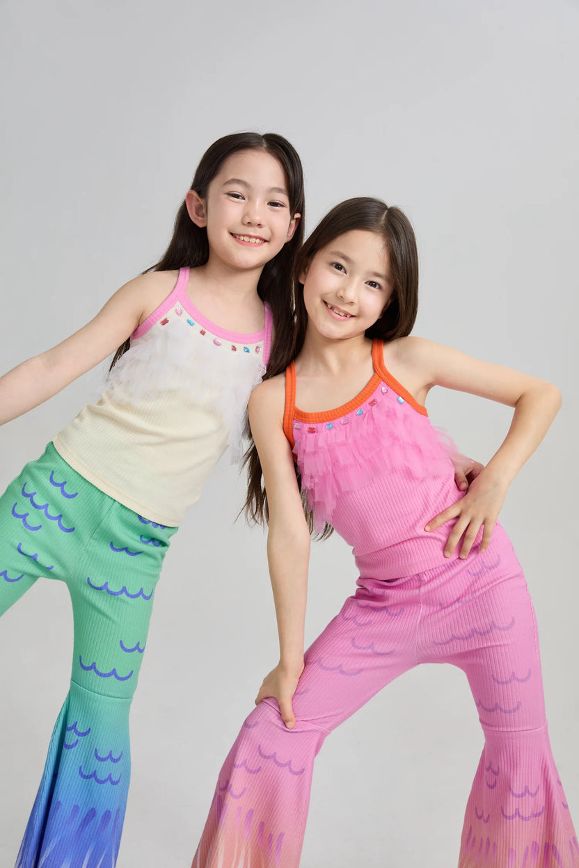 Gem Sparkle Mesh Layering Camisole by Poco Blush, image 16