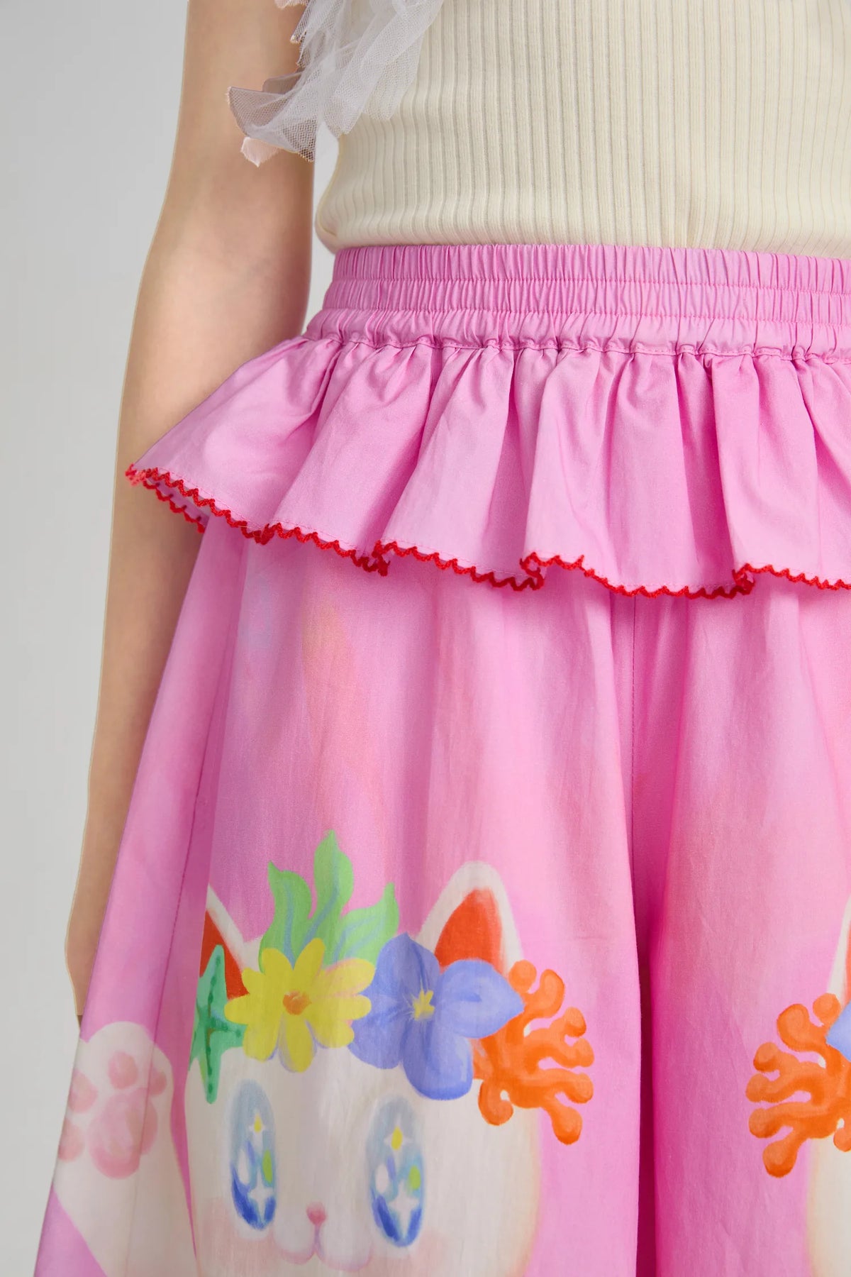 Poco Blush Hawaiian Mermaid Cat Culotte