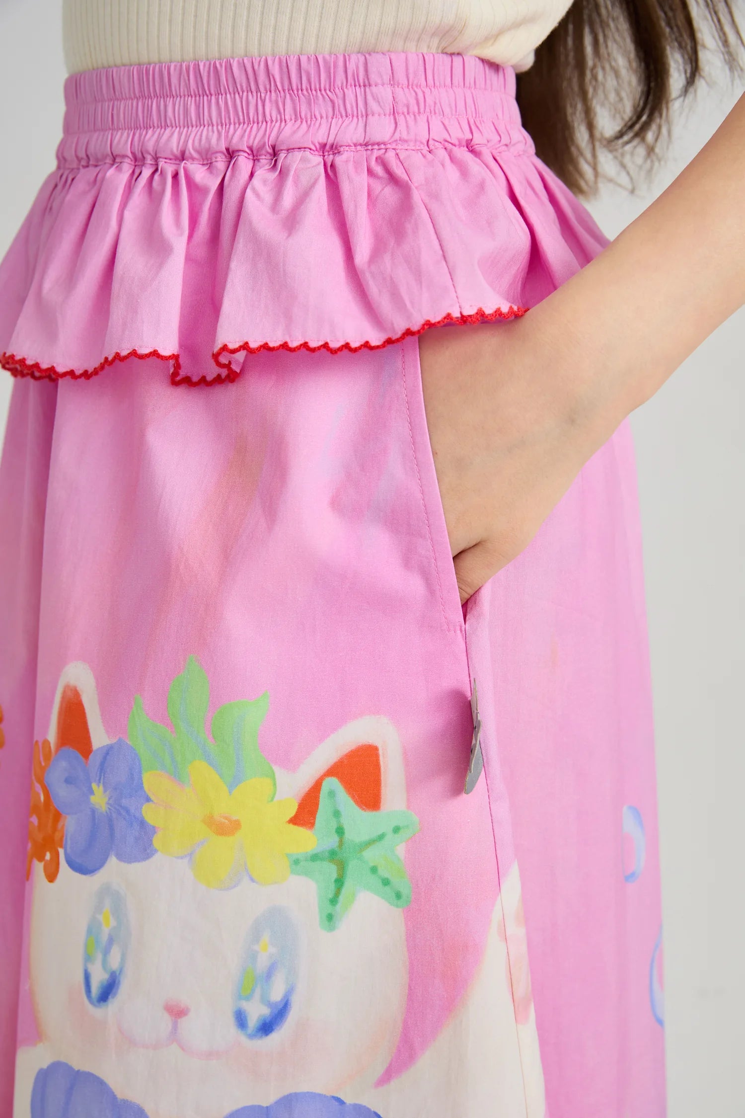 Poco Blush Hawaiian Mermaid Cat Culotte