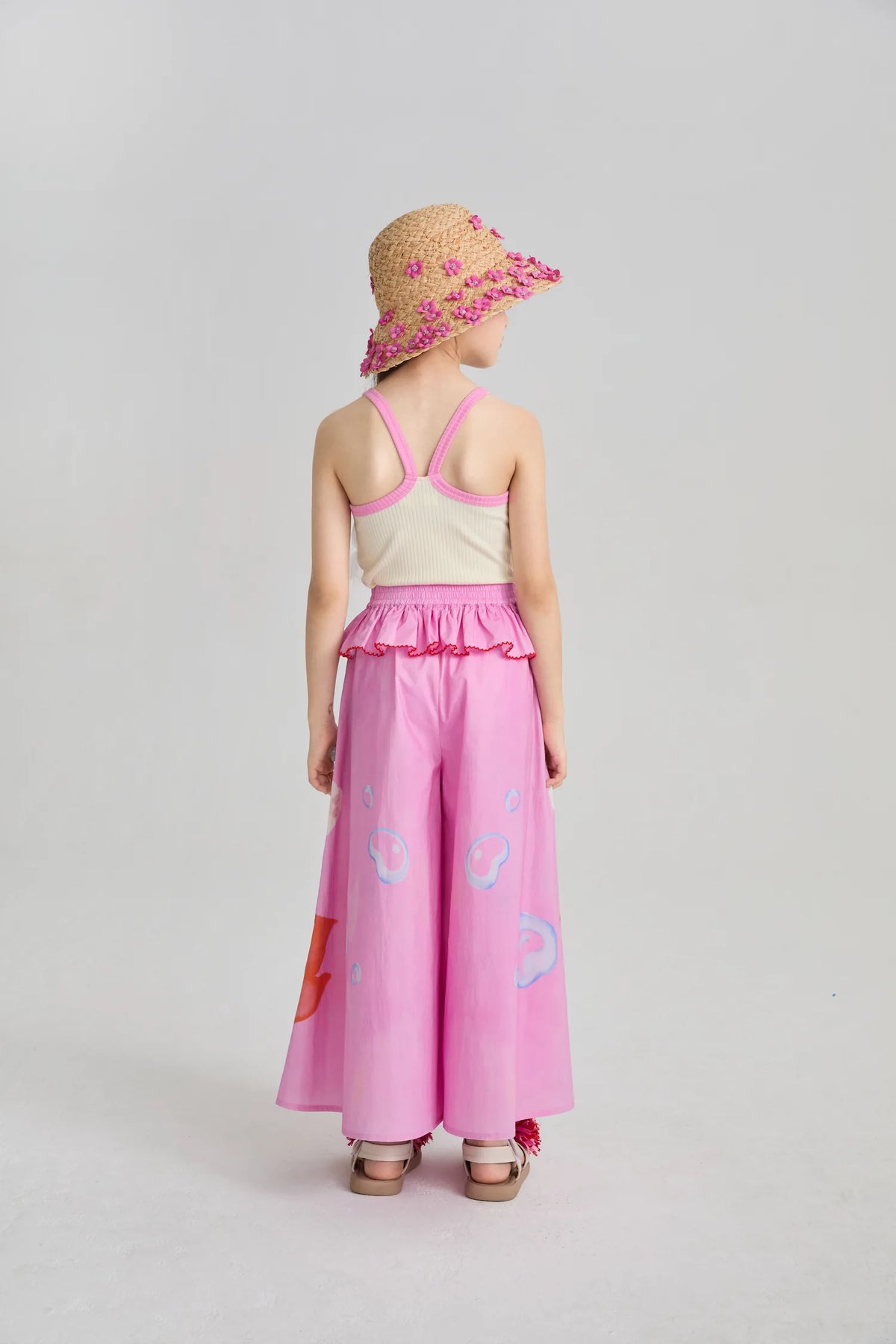 Poco Blush Hawaiian Mermaid Cat Culotte