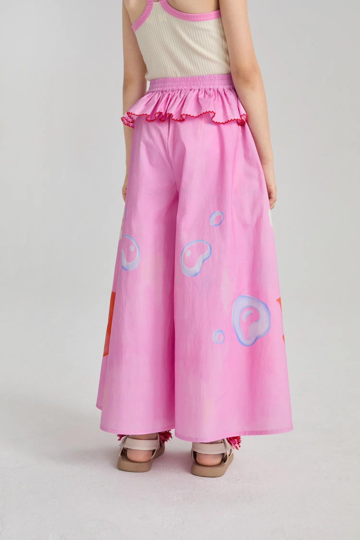 Poco Blush Hawaiian Mermaid Cat Culotte