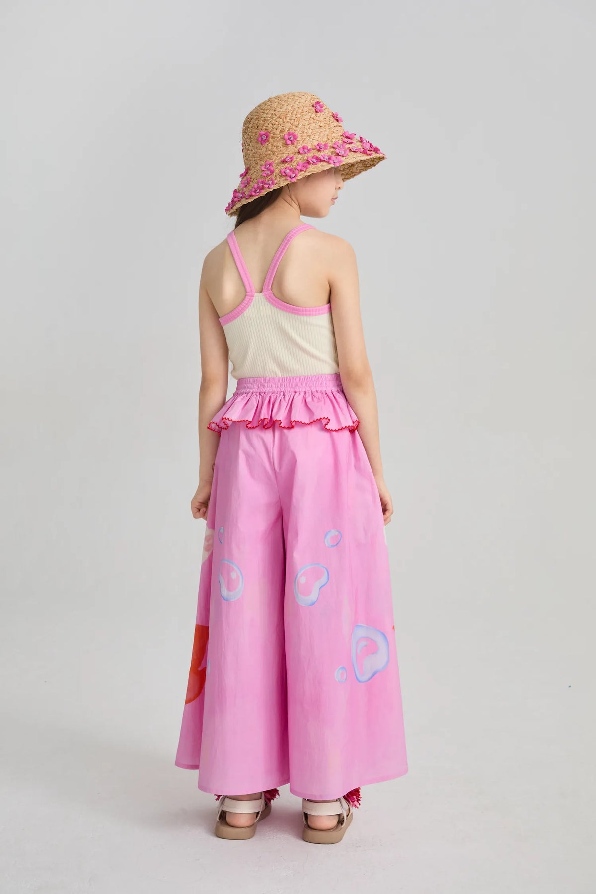 Poco Blush Hawaiian Mermaid Cat Culotte