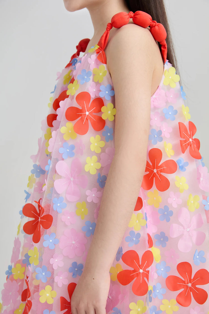 Tropical Bloom Embroidered Mesh Dress by Poco Blush, image 19