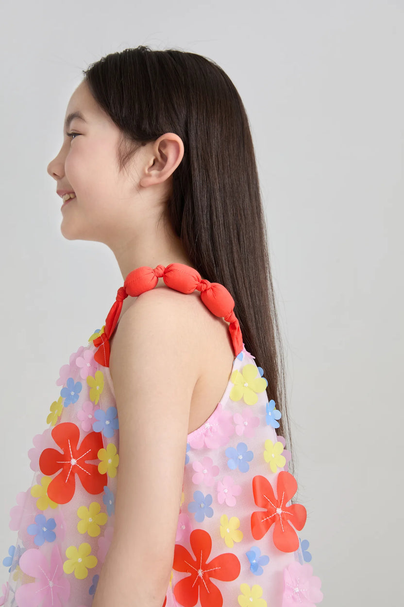 Tropical Bloom Embroidered Mesh Dress by Poco Blush, image 7